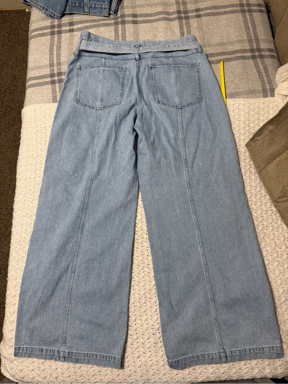 Madewell Belted Baggy Jeans 32 - Picture 8 of 9